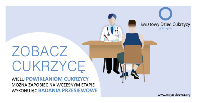 Światowy Dzień Cukrzycy infografika