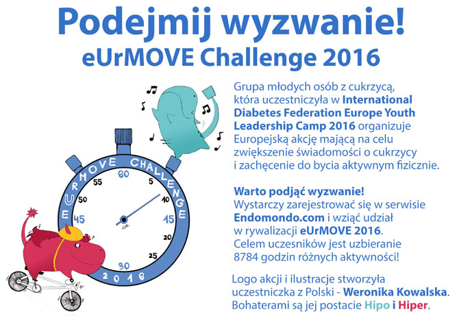IDF zachęca do aktywności fizycznej - eUrMOVE Challenge 2016