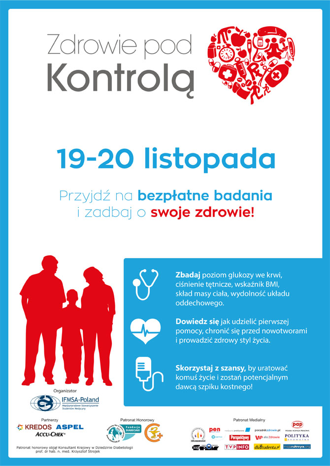 Zdrowie pod Kontrolą - bezpłatne badania i konsultacje medyczne