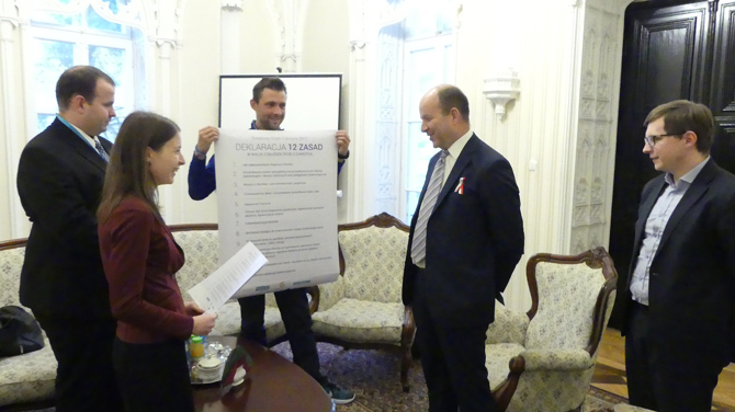 Deklaracja 12 zasad trafiła w ręce Ministra Zdrowia