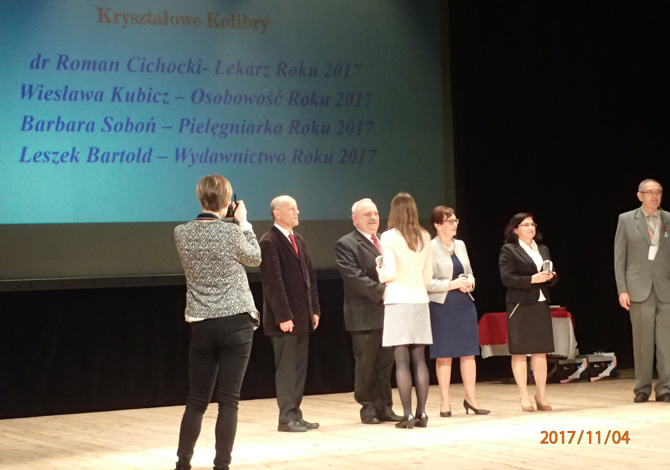 Tytuł Lekarza Roku 2017 dla dr Romana Cichockiego