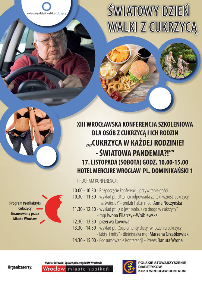 XIII Wrocławska konferencja szkoleniowa dla osób z cukrzycą
