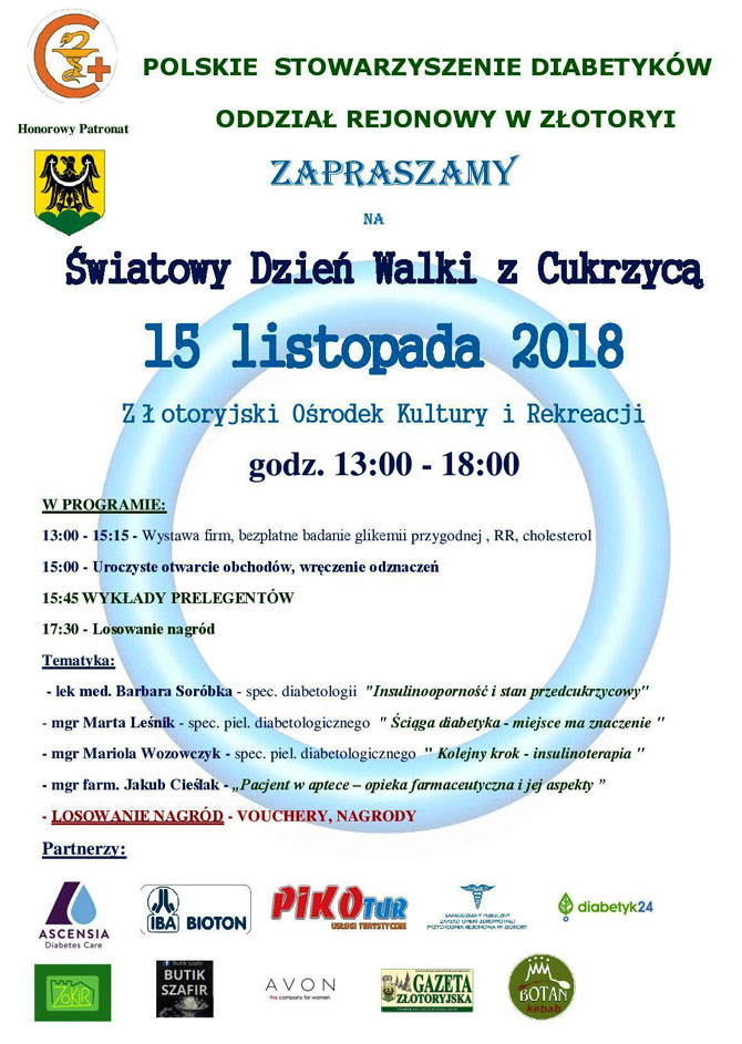 Światowy Dzień Walki z Cukrzycą w Złotoryi