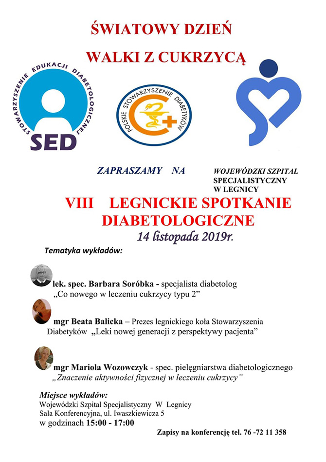 Światowy Dzień Walki z Cukrzycą w Legnicy